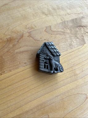 Vintage Torino Pewter Dog Necklace and Trinket Dish